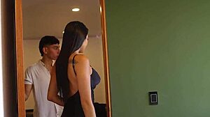 Colombian Lele Mantilla TASTES and RIDES Client's HUGE COCK Workout!