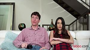 dirty talking skinny teen stepsis rams bro doggystyle