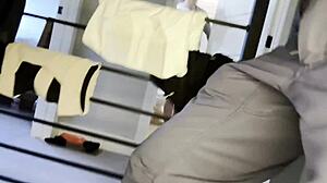 Girlfriend Drains Plumber's Huge Cock Cum in Mouth After Wild Fuck?