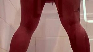 Can a Dildo-Loving Whore Take Monster Cock in the Shower?