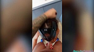 wanna see this babe deepthroat monster cock then get bent over doggystyle ass fucked in kitchen with cumshot?