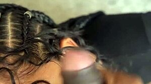 Cute Brunette Stepsis Best Friend Gives Deepthroat Blowjob To Me