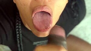 Cute Brunette Stepsis Best Friend Gives Deepthroat Blowjob To Me