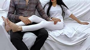 seeing my mother-in-law's thin waist and thick ass makes my penis so erect