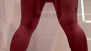 Can a Dildo-Loving Whore Take Monster Cock in the Shower?