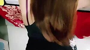 bent over fucking cute blonde friend's wife in kitchen till satisfied