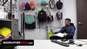 hey that sneaky teen got busted shoplifting and calls her strict stepmom to bail her out shoplyfter style