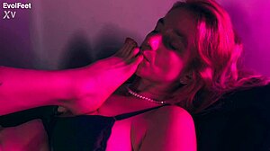 marilou and miss jesus dominate with armpit licking, foot fetish and wet pussy worship