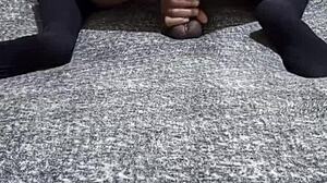 horny latina milf brunette stuffs big ass with dildo toy desperately