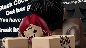 Railing Thick Redhead Bitch's Big Ass with Monster Black Cock Hard