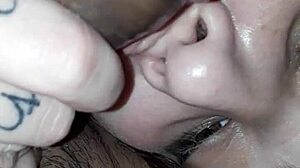 she sucks my cock hard i tell her stop before i cum all over
