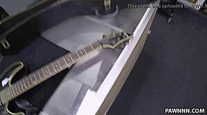 pawnstar hooks up with rockstar stud for hidden cash-fueled pounding