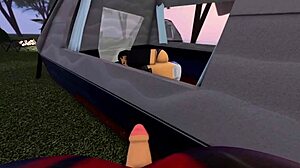 tired girl wakes to my cock slamming her tight pussy outdoors