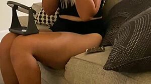 Can my big booty white whore take this fat pussy pounding?