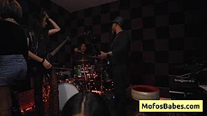 Busty Brunette Nia Bleu Slammed by Brett Maker Hardcore