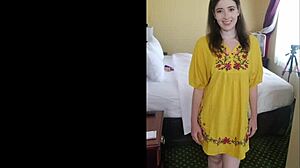 Hippy Chick Chloe Faye Sucks Black Cock Deep