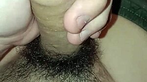 Boy Jerks Off His Hard Cock Frantically In Close-Up Solo Session