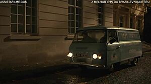 Retro assfucking with erotic anal licking and deep penetration