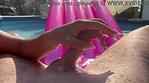 Amateur Babysitter Blowjob in Public Pool? Then Home for Anal Rimjob and Squirting!