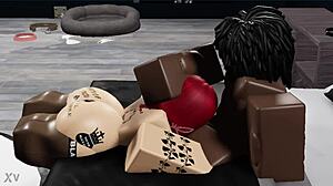 Railing Thick Redhead Bitch's Big Ass with Monster Black Cock Hard