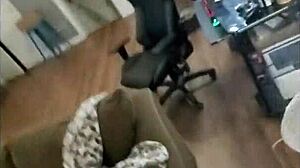 😍 asian shemale lexa throats wolfdaddy's cock then rides bareback to creampie! 🐺💦