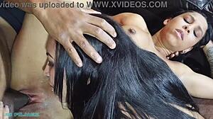 brazilian wife hires pro for anal ass licking creampie gift