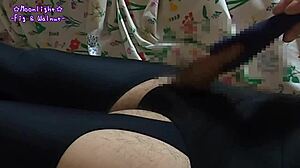 amateur solo girl in costume masturbates pussy deep with huge dildo first time