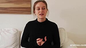 i watch luca fingering her petite natural tits body to orgasm in bright sunlight close up