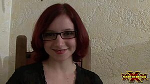 redhead latina teacher assfucked hard by huge black cock cums on cheeks