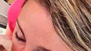 Oh wow, watch this cute couple's homemade deepthroat action!