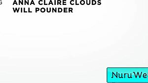 SEXY BLONDE TEEN Masseuse Delivers WET SLIPPERY Nuru HANDJOB to Hung Client