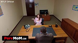 Kat marie rides sergeant miles cowgirl then squirts pussy juice bent over in skirt sex tape.