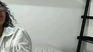 Chapina Viral Caliente Fingers Orgasm with Vibrador in Lingerie Bedroom Solo