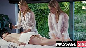 Can Nancy A Resist Hailey Sanders Tiffany Tatum Wet Massage?