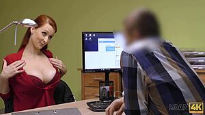 i needed loan4k cash bad so my big tits czech teen pussy got fucked hard for money