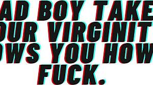 bad boy claims virgin pussy teaches hard fuck