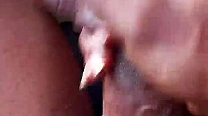 I'm stroking my big black monster cock for you