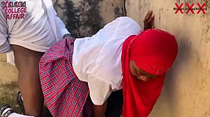 Best Homemade Ebony Teen Gets Petite Pussy Licked And Fucked Hard In School Backyard Garden