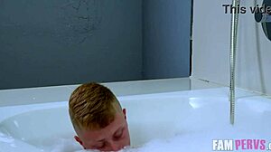 soak and stroke to this stepmoms surprise with parker sims and addyson james