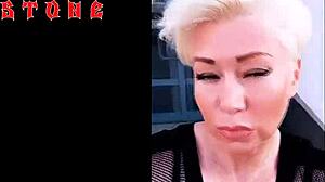 adorable blonde milf webcam slut moans screams orgasms with toys shaved pussy