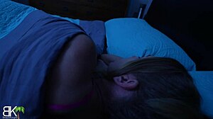 junior sneaks into stepmom's bed after nightmare for taboo comfort and more