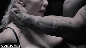 WICKED BLONDE KENZIE TAYLOR RIDES HUGE COCK WITH SLoppy DEEPTHROAT AND BIG TITS BOUNCING