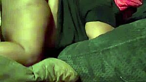 imagine that big black monster cock slamming her pregnant milf pussy on the beanbag...