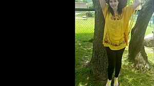 Hippy Chick Chloe Faye Sucks Black Cock Deep