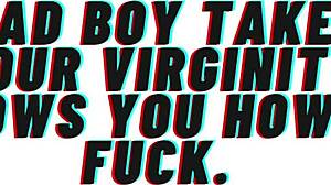 bad boy claims virgin pussy teaches hard fuck