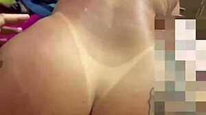 brazilian wife offers virgin ass to young stud while husband watches gaping fuck