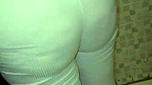 Best Friend's Mom Catches Me Jerking with Her Thong - Swallows Every Drop of My Load