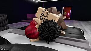 Railing Thick Redhead Bitch's Big Ass with Monster Black Cock Hard