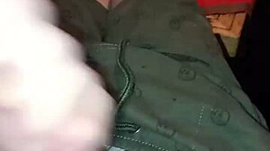 Boy Jerks Off His Hard Cock Frantically In Close-Up Solo Session