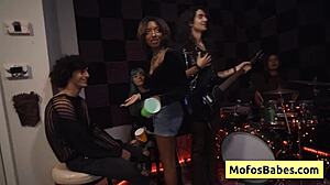 Busty Brunette Nia Bleu Slammed by Brett Maker Hardcore